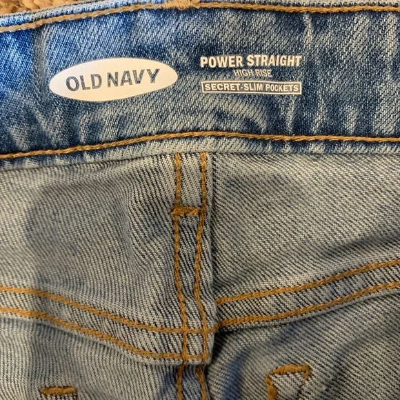 Old Navy power straight jeans size 10 - Picture 4 of 4